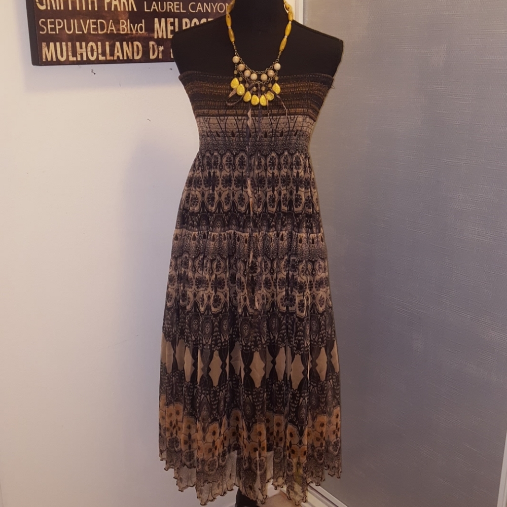 Patterned dress/skirt